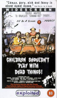 Look, we've told you before, <b>Children Shouldn't Play With Dead Things</b>