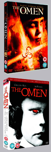 Lots of <b>Omen</b> clips, microsites and mobile wallpapers