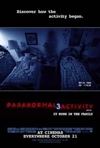 Win 1 of 5 <b>Paranormal Activity 3</b> poster and USB bundles